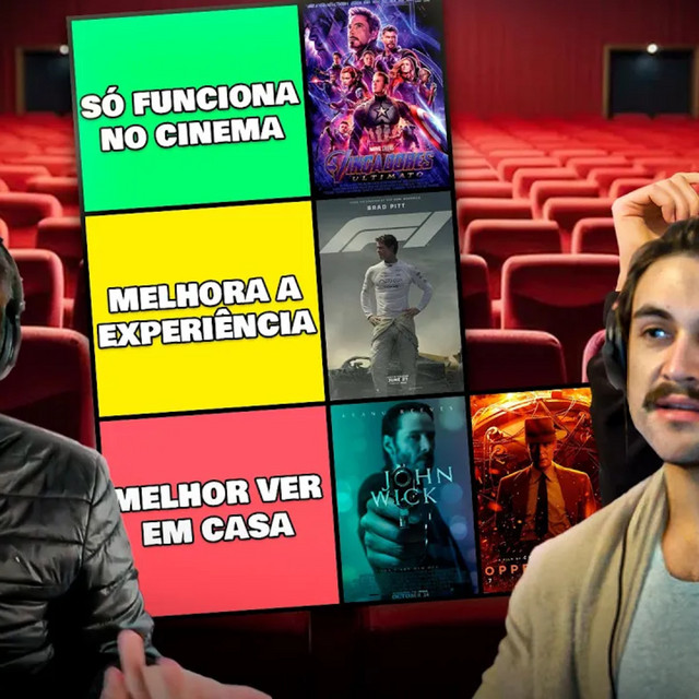 Papinho #060 – TIERLIST: Filmes que SÓ FUNCIONAM no CINEMA