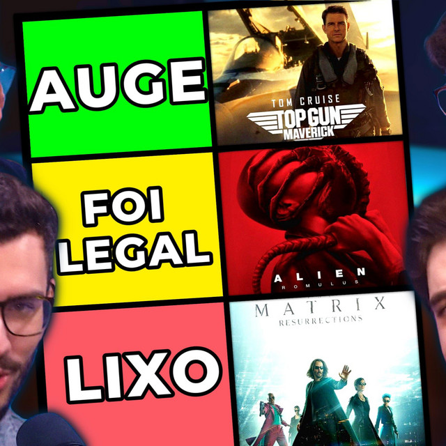 PAPINHO #018 – Jurassic World, Creed ou Top Gun: quem deu MAIS CERTO? | Tier List SAGAS que VOLTARAM
